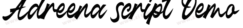Adreena script Demo 字体转换